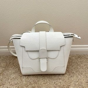 Senreve Mini Maestra Bag in Mimosa Blanc